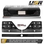 Smoke 3 Pieces Lh+rh+center Rear Tail Light Set For 95-99 Mercedes W140 Class New. Price: $84.95.