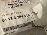 Bmw Wiring Connector Plug Terminal Repair Contact Pin 61138364519 New Genuine. Price: $13.95.