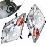 Headlight Lamp Halogen Driver Passenger Pair Set For 2004 2005 2006 Scion Xa New. Price: $109.02.