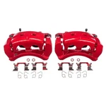 Nib Power Stop S7146 Front Brake Caliper Set - Red Powder Coated (pair) New. Price: $200.00.