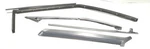 1983 Nissan 240ZX Oem Set Of Right Exterior Door Trim Chrome Used. Price: $131.25.