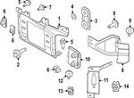 Genuine Ford Mount Bracket PC3Z-17B836-A New. Price: $34.45.