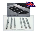 2004-2008 Mercedes Benz R171 Slk Chrome Bonnet Grill Hood Fins Uk Supplier New. Price: $68.09.