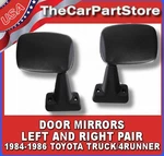 Side Door Mirrors Set For 1984-1986 Toyota Pickup Pu Truck Black Pair New. Price: $27.95.