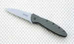 1660CF Kershaw Leek Pocket Knife Plain Blade Carbon Fiber Scale Blem Assisted New. Price: $81.95.