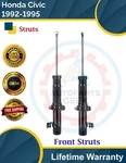 Premium Oe Front Left & Right Struts For 1992-1995 Honda Civic Year Warranty New. Price: $93.97.