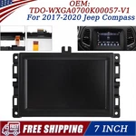 7" Lcd Touch Screen W/ Frame For 2017-2020 Jeep Compass Radio Navigation Replace New. Price: $62.99.