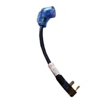 Camco Power Grip Handle Rv Travel Trailer Electrical Adapter 30 To 50 Amps 3A Used. Price: $11.95.