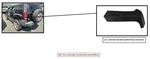 Left Quarter Moulding Oem 2022 Nissan Pathfindr 165.DA1222 Used. Price: $100.00.