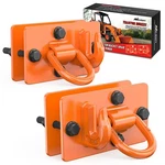 Nilight Tractor Bucket Hooks With Tie Down Ring Orange (pair) New. Price: $59.99.