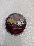 1975-76 Corvette Rear Gas Door Emblem Original Gm 347914 Chevrolet Used. Price: $22.00.
