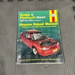 Dodge And Plymouth Neon 1995-1999 Repair Manual Haynes 30034 Used. Price: $8.00.