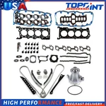 Timing Chain Kit Water Pump Head Gasket Set 99 Ford Expedition 5.4L V8 Sohc New. Price: $110.14.