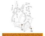 Gm Oem 01-07 Aztek Restraint Systems Rear Seat Belts-buckle End Bolt 15677022 New. Price: $42.41.
