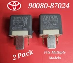 Genuine Toyota 90080-87024 Cooling Fan Headlamp Relay Camry Sienna Corolla Used. Price: $19.98.