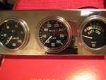 Vintage Nos Stewart Warner Deluxe Series 2 1/16" Gauges Made Is U.s.a. New. Price: $300.00.
