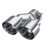 Mbrp T5177 For Universal T304 Ss Dual Tip 4IN OD/2.5IN Inlet New. Price: $134.99.