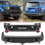 Front Rear Bumper For 2024-2026 Toyota Land Cruiser With Led Lights+d-rings New. Price: $399.00.