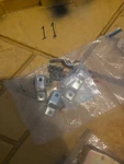 Original Mercedes-benz 190SL Gas Line Clamps 4 New. Price: $150.00.