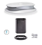 Flettner Slimline Low Profile White Roof Vent + Adaptor Wind Driven Rotating Van New. Price: $121.52.