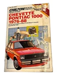 Chilton 6836 Auto Repair Manual For 1976-88 Chevette Pontiac 1000, All Us/canada Used. Price: $12.49.