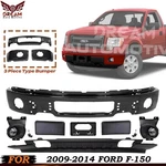 Front Bumper Paintable Steel & Fog Lights Assembly Kit 2009-2014 Ford F-150 New. Price: $299.00.