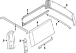 Genuine Ford Quarter Glass M2DZ-78501C23-DD New. Price: $387.92.