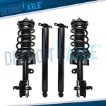 Fwd Front Struts Coil Spring Assembly Rear Shocks For 2013 - 2017 Honda Odyssey New. Price: $209.54.