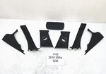 17-20 Oem Bmw G30 530 540 M550 Interior Pillars Black Anthracite Trim Set Used. Price: $265.02.