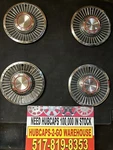 1958 Ford Ranchero Thunderbird 14 Full Hubcaps Convertible Beautiful Oem SET4 Used. Price: $110.00.