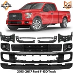 Front Bumper Face Bar Kit With Brackets Set 2015-2017 Ford F-150 New. Price: $587.50.