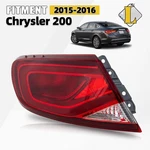 Tail Light Assembly Outer For Chrysler 200 2015-2016 Driver Left Side 68110361AA New. Price: $82.00.