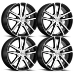 (SET-4) Raceline Encore Bmf 17X7.5 5X108/5X114.3 +40MM Wheels Rims Inch New. Price: $700.00.