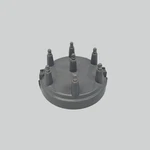 Ford 300 Distributor Cap Motorcraft DH-367-B Inline Used. Price: $46.00.