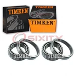 Pc Timken Rear Outer Wheel Bearing And Race Sets For 1973-1974 Gmc C25 Fm New. Price: $61.86.
