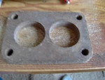 Nos Ford Mercury 2 Two Barrel Carburetor Insulator Spacer A8Q-9447-A 7EH-9603 New. Price: $24.99.