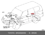 Genuine Oe Sensor Speed Rear Right Hand 8954560050 For Toyota 89545-60050 Neu. Price: $190.94.