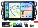 For 2008-2012 Chevy Traverse 8" Android Auto 14 4+64 Stereo Wireless Carplay New. Price: $201.23.