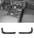 Black Wood Grain Gear Shift Side Panel Trim Cover Bezels Ford F150 2021-2023 New. Price: $50.99.